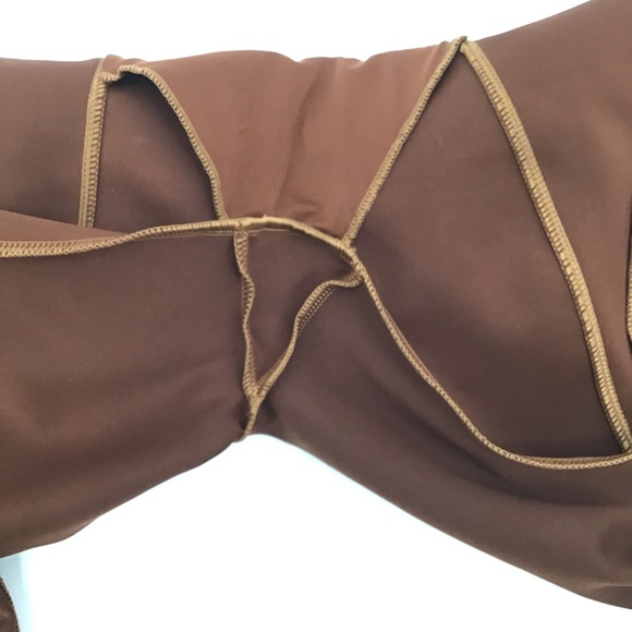 Spanx Faux Suede Leggings Rich Caramel - Picture 12 of 15